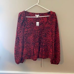 Topshop never worn corset blouse